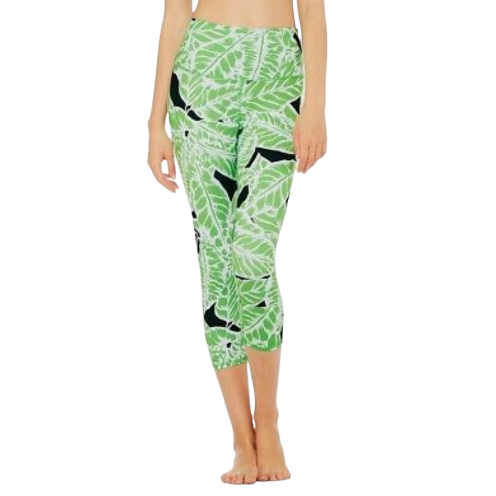 Alo Yoga Palm Springs Airbrush Leggings Womens Size Medium Excellent PreOwned